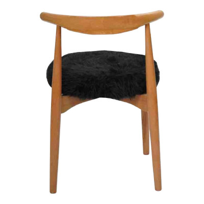 Luxus Iesszëmmer Holz Stull Braun Ouni Armlehn Design gestoppten Stull