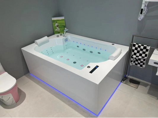 Badekuerf Wanne Indoor Whirlpool Badekuerf Spa Wanne LED 180x120