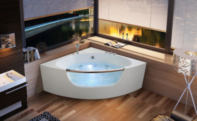Eckwanne Eckbad Eckbad Spa Relax Wanne Spa Indoor Bad