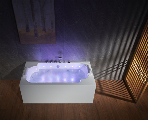 Whirlpool LED Buedbidden Spa Indoor Buedbidden Whirlwanne Hydrotherapie
