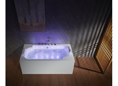 Whirlpool LED Buedbidden Spa Indoor Buedbidden Whirlwanne Hydrotherapie