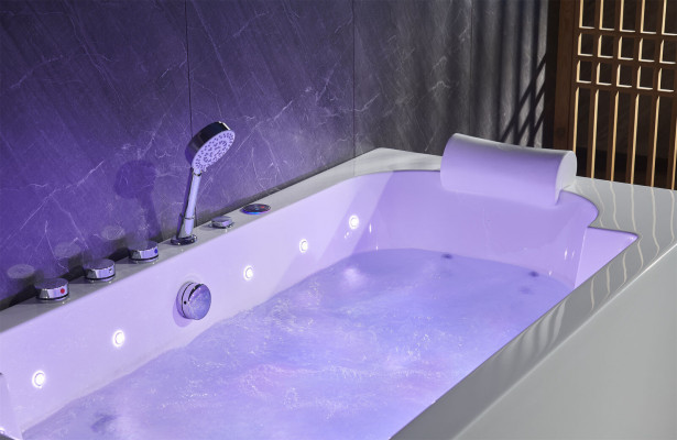 Whirlpool LED Buedbidden Spa Indoor Buedbidden Whirlwanne Hydrotherapie