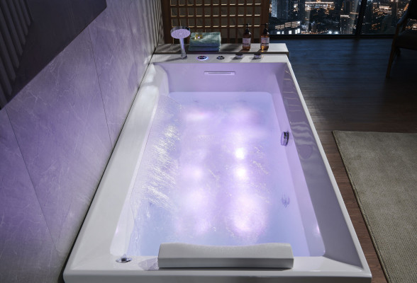 Design Badekuerf Sprudel Whirlpool Wanne Luxus Wanne Wellness