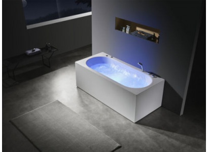 Luxus Buedbidden Whirlpool Sprudelmassagepëtzen Buedbidden Whirlwanne LED