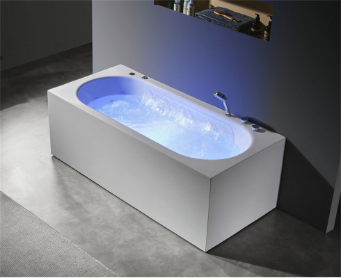 Luxus Buedbidden Whirlpool Sprudelmassagepëtzen Buedbidden Whirlwanne LED
