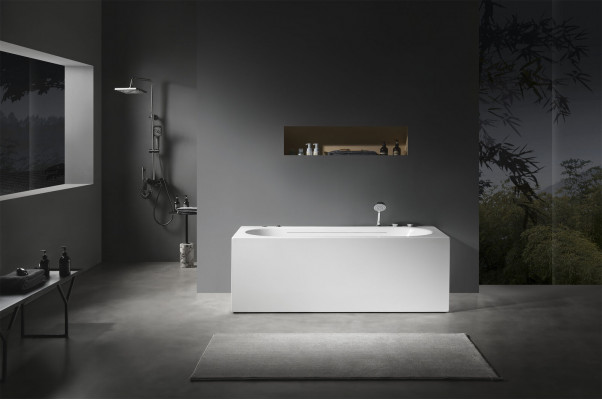 Luxus Buedbidden Whirlpool Sprudelmassagepëtzen Buedbidden Whirlwanne LED
