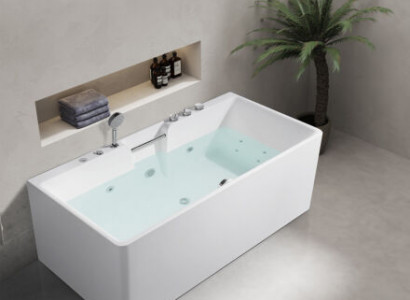 Whirlwanne Indoor Whirlpool Buedbidden Home Spa Wäiss Wanne Relax