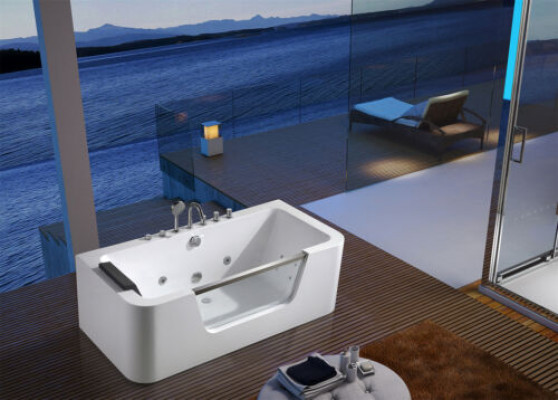 Badwanne Luxus Relax Wanne Komplett 170x80cm Badwanne Buedzëmmer Wanne