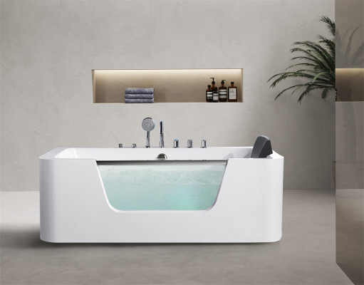 Badwanne Luxus Relax Wanne Komplett 170x80cm Badwanne Buedzëmmer Wanne