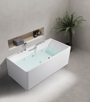 Whirlpool Badekar Buedbidden Luxus Bidden Badbieden Entspanung mat Grëff 150x80