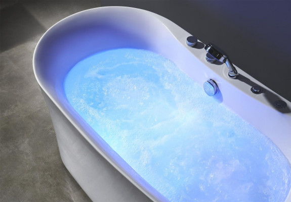 Acryl Whirlwanne Indoor Whirlpool Badewanne Heem Spa Wäiss