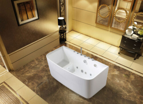 Whirlwanne Badewanne Bad fir Buedzëmmer Whirlwanne fir 1 Persoun