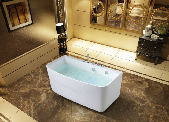 Whirlwanne Badewanne Bad fir Buedzëmmer Whirlwanne fir 1 Persoun