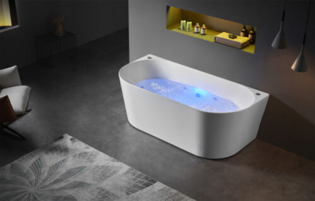 Relax Wanne Home Spa Indoor Buedbidden Whirlwanne Wäiss 