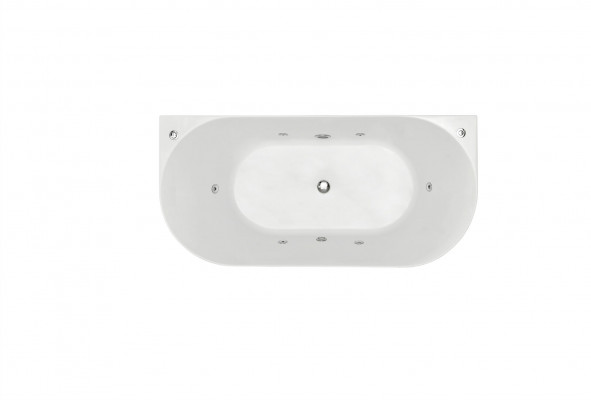 Relax Wanne Home Spa Indoor Buedbidden Whirlwanne Wäiss 