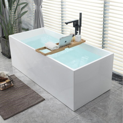 Steebadewanne Buedzëmmer Acryl Badewanne Wanne Wäiss Zäitemodern