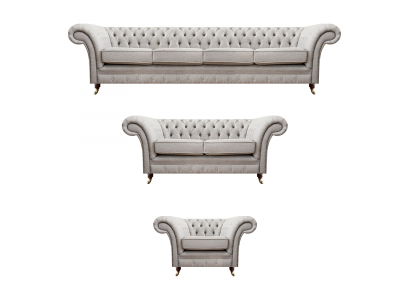 Chesterfield Grou Set Luxus Polstermiwwelen Sofae Komplette Wunnzëmmer