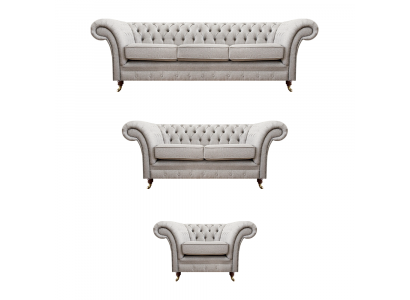 Wunnzëmmer Sofas Komplett Fauteuil Luxus Sëtz Grom Chesterfield Polstermöbel