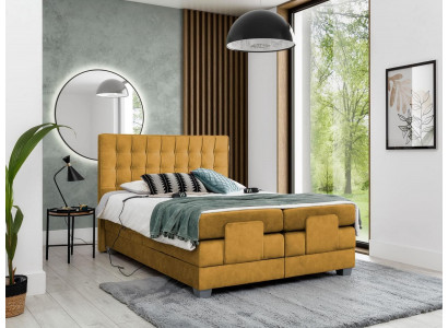 Bett Luxus Miwwelen Schlofkummer Polsterbett Duebelbett Textil Ariichtung Nei