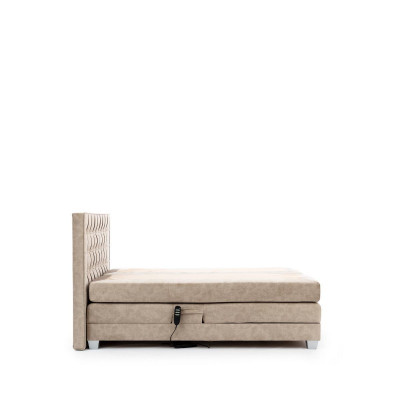 Luxus Schlofkummerbett 160x200cm Gepolstert Bett Textil Ariichtung Miwwel Nei