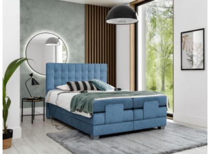 Blo Bett Schlofzëmmer Duebelbett Ariichtung Polsterbett Modern Ariichtung