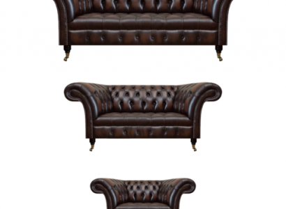 Wunnzëmmer Polstermiwwelen Chesterfield Sofas Canapé Lieder Luxus Sofa Set.