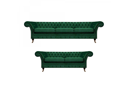 2-teillegt Sofa-Set Chesterfield Sofae Wunnzëmmer Sofaen 3+2 Polstermiwwele