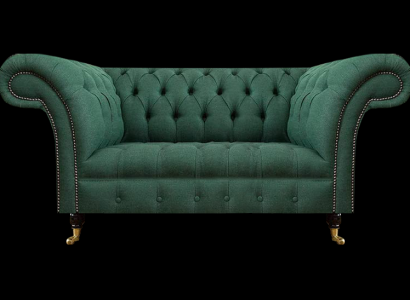 Wunnzëmmer Sofa Gréng Zweisëtzer Sofas Polstermöbel Chesterfield Nei