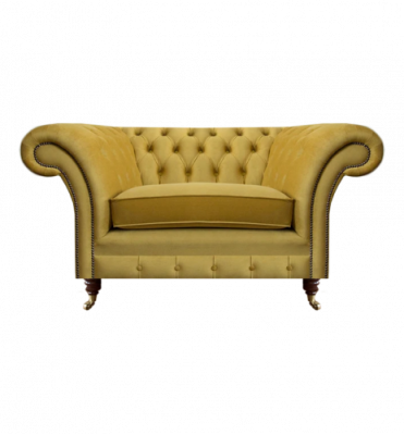 Chesterfield Fauteuil Giel Gepolsterte Sëtz Chesterfield Canapé Wunnzëmmer Ariichtung