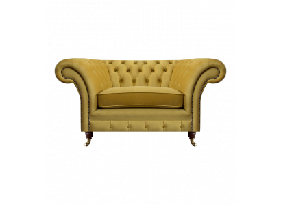 Nei Luxus Still Giel Sëtz Ariichtung Chesterfield Wunnzëmmer Textil