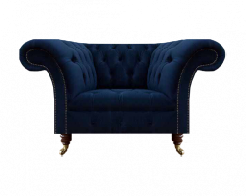 Luxus Design Fauteuil Wunnzëmmer Ariichtung Chesterfield Gepolstert Miwwelen