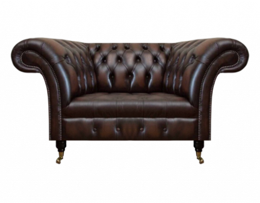 Luxus Neie Sëtz Wunnzëmmer Brong Sessell Ariichtung Polsterméier Chesterfield