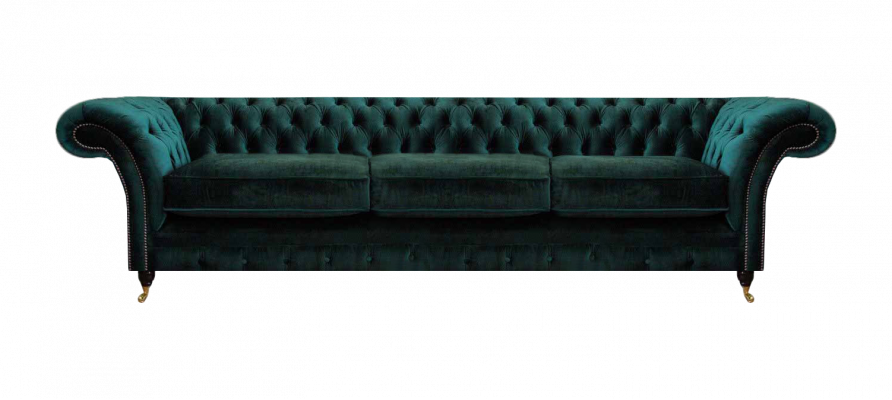 Chesterfield Miwwelen Wunnzëmmer Sofa Couch Drësëtz Einrichtungsstück Polstermeubel