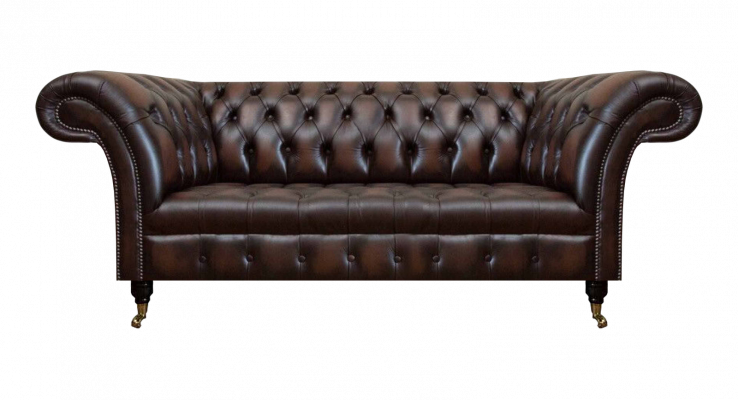 Chesterfield Dräisëtzer Sofa Couch Polstermöbel Ariichtung Wunnzëmmer Nei