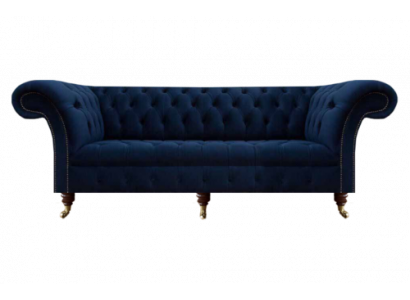 Design Arichtung Chesterfield Canapé Dräisëtzer Couch Wunnzëmmer Nei