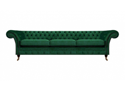 Polstermöbel Luxus Canapé Drësëtz Couch Chesterfield Wunnzëmmer Textil