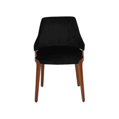 Luxus Iesszëmmer Schwarz 4x Still Modern Holz Miwwelen Still Design Ariichtung