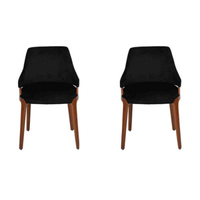 Iesszëmmer 2x Still Modern Holz Miwwelen Still Luxus Design Ariichtung Nei