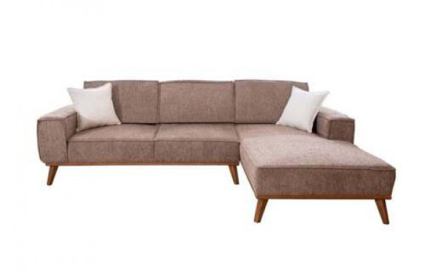 Eefaarweg Eckcouch Wunnzëmmer Polstersofa Designer Textil Luxus Couch