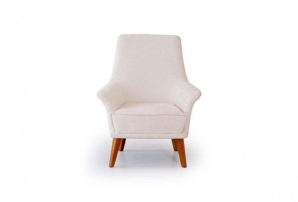 Wäissen Polstersëtz Designer Wunnzëmmer Miwwel Luxus Eenzelsëtz.