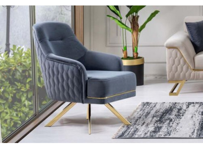 Bloen Eensëtzer Designer Miwwelstéck Edelstolssessel Wunnzëmmer Miwwelen