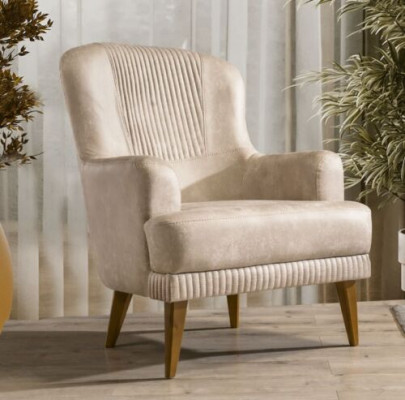 Bäigen Einsëtzer Designer Fotell Wunnzëmmer Stilvollen Polstersëtz