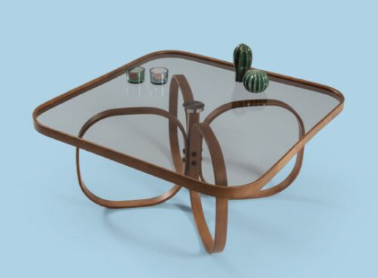 Exklusiven Gliesdësch Quadrateschen Wunnzëmmer Dësch Holzdësch Nei