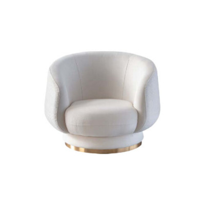 Design Luxus Fauteuil Canapé Sëtz Fernseh Lounge Chaiselongue Stoff