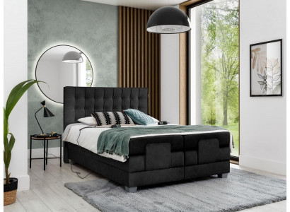Boxspringbett Gepolstert Bett Gepolstert Miwwelen Luxus Bett Schlofzëmmer Modern Design Nei