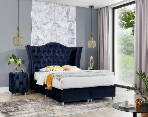 Set Schlofkummer Bett 2x Nolieschten 3tlg. Luxus Ariichtung Komplett Design