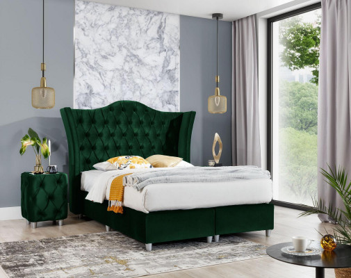 Schlofzëmmer Bett Nuetsdëscher Komplett Set Design Ariichtung Luxus Miwwelen