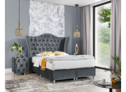 Designer Garnitur Schlofzëmmer Set Luxus Bett 2x Nuetsdësch Holz Komplett nei