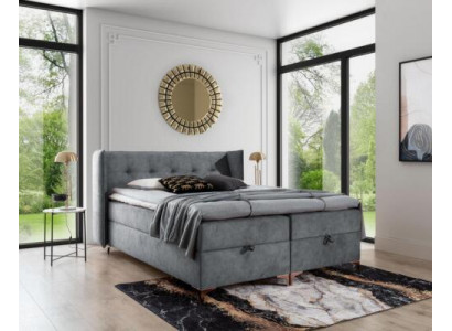 Boxspringbett 160x200cm Polstermébel Luxus Bett Schlofkummer Stil Modern