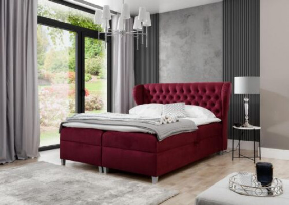 Luxus Boxspringbett Duebel Better Holz Ariichtung Polsterbett Modernen Design